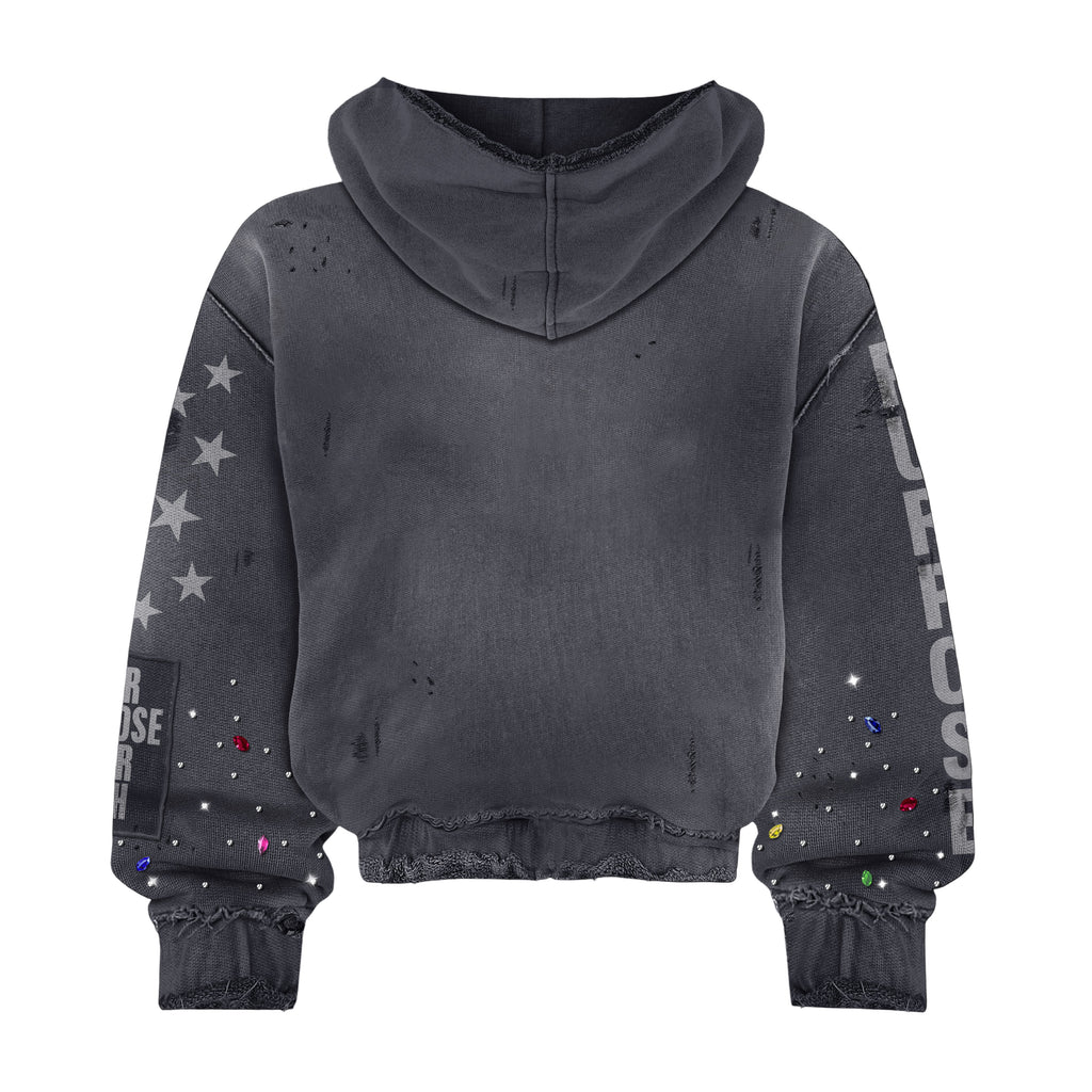 Vintage charcoal HP Streetwear Zipup